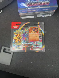 Pokemon TCG ME04: Chaos Rising 3-Pack Blister - Sealed - Can send today - Image 1