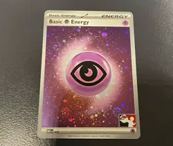 🍥 SWIRL x3 Psychic Energy MEE 005 Cosmos Holo Pokemon TCG Play! Stamp NM 🍥 - Image 4