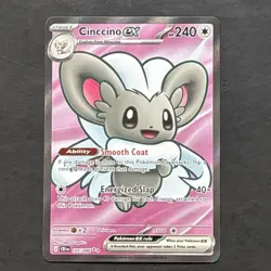 Pokemon TCG 105/086 Cinccino EX Chaos Rising English Mint Condition - Image 1