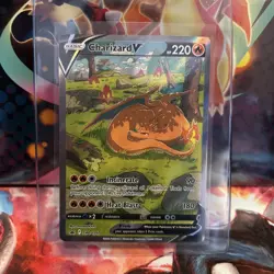 2022 Pokemon Charizard V Sword & Shield Black Star Promo SWSH 260 Full Art - Image 1