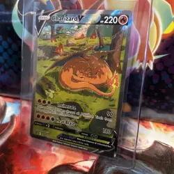 2022 Pokemon Charizard V Sword & Shield Black Star Promo SWSH 260 Full Art - Image 2
