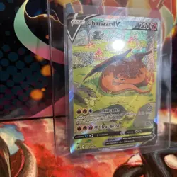 2022 Pokemon Charizard V Sword & Shield Black Star Promo SWSH 260 Full Art - Image 3
