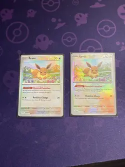 Eevee Master Ball + Poke Ball Pattern 074/131 Prismatic Evolutions POKEMON NM - Image 1