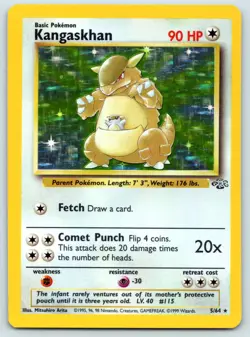 Kangaskhan 5/64 Holo Rare Jungle Pokemon 1999 NM - Image 1
