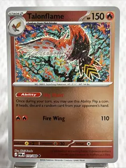 Talonflame Perfect Order Reverse Holo Pokemon TCG 014/088 Mega Evolution ME03 - Image 1