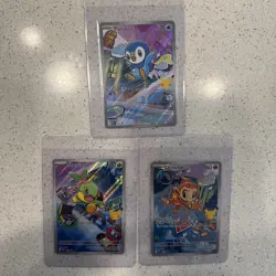 *NEW* Pokemon TCG First Partner Illustration Series 1 Gen 4 Sinnoh Starters L@@K - Image 1