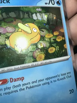Pokemon TCG Psyduck Holo Promo Me: Mega Evolution Basic 70 HP 007 Swirl!!! - Image 1