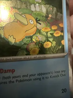 Pokemon TCG Psyduck Holo Promo Me: Mega Evolution Basic 70 HP 007 Swirl!!! - Image 2