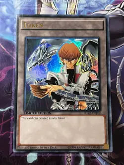 Yu-Gi-Oh! Kaiba Token LDK2-EN102 Limited Edition Ultra Rare NM Miscut Error - Image 1