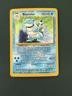 Blastoise 2/102 Base Set Holo Rare Pokemon Card 1999 WOTC TCG Vintage Pokemon - Image 1