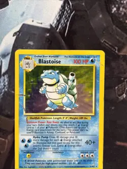 Blastoise - 2/102 - Pokemon Base Set Unlimited Holo Rare Card WOTC HP - Image 2