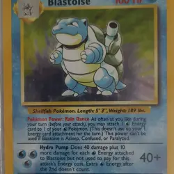 Pokemon TCG Base Set Blastoise 2/102 Holo Rare 1999 WOTC 100 HP Stage 2 - Image 1