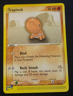 Trapinch 79/97 EX Dragon Pokemon Card LP - Image 1