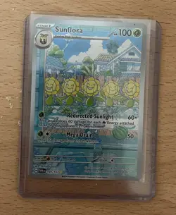 Pokemon TCG Sunflora Card Twilight Masquerade 169/167 Illustration Rare - Image 1