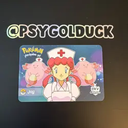 Nurse Joy Chansey base set Peru Pokemon Card A39 - Image 1