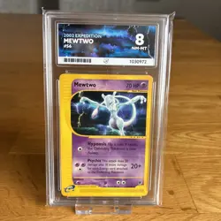 Mewtwo 56/165 2002 Expedition ACE 8 (NM-MT) Graded Pokemon Card - Image 1