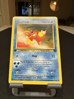 Pokemon TCG Magikarp Card 47/82 1st Edition Team Rocket - Image 2
