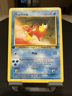 Pokemon TCG Magikarp Card 47/82 1st Edition Team Rocket - Image 4