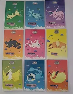 Pokemon Let's Go Eevee Database Peru Sleepy Set Eeveelutions Full Set US Seller - Image 1