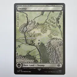 Swamp Mordor & Gorgoroth 276 MTG LOTR Middle Earth 2023 Mint - 9.0 + Non Foil - Image 1