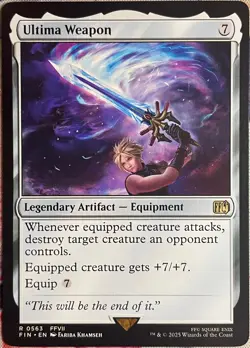 Ultima Weapon - R 0563 - Magic The Gathering Final Fantasy 2025 - Image 1