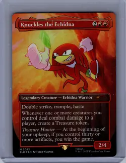 Knuckles the Echidna (Rainbow Foil) Foil M Secret Lair Drop Series 2082 NM - Image 1