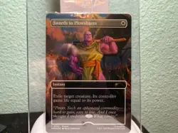 THANOS MtG PSA Magazine Promo Swords to Plowshares Marvel IN HAND - Image 2