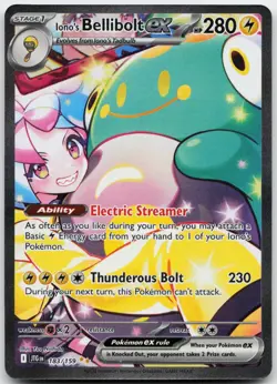 Iono's Bellibolt ex 183/159 Journey Together Pokemon NM - Image 1