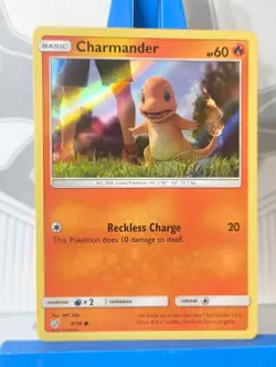Charmander 4/18 Common Holo - Sun & Moon Detective Pikachu - Pokemon TCG - Image 3