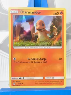 Charmander 4/18 Common Holo - Sun & Moon Detective Pikachu - Pokemon TCG - Image 4