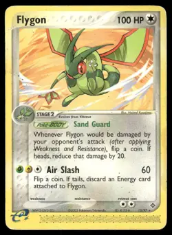 Pokemon Cards Flygon 15/97 Dragon Rare LP - Image 1