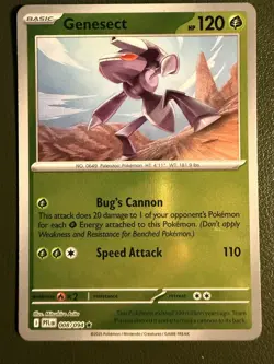 Pokemon TCG Genesect 8/94 Phantasmal Flames Reverse Holo NM - Image 1