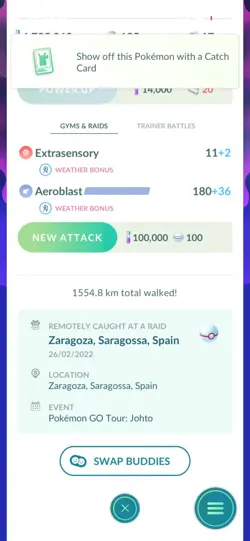 Pokemon Go Shiny Legendary Lugia ( High CP ) - Image 2