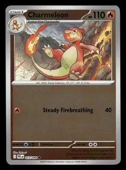 Charmeleon 012/094 C Phantasmal Flames Reverse Holo NM/M Pokemon - Image 1