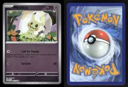 Mimikyu 042/094 C Phantasmal Flames Reverse Holo NM/M Pokemon - Image 3