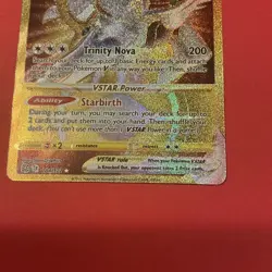 Arceus VSTAR Secret Rare Full Art Brilliant Stars Pokemon TCG 184/172 Gold Holo - Image 3