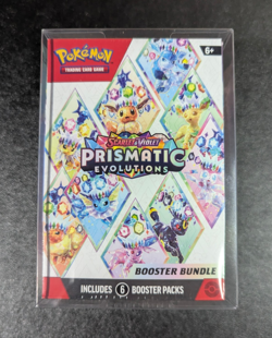 x1 Pokemon Prismatic Evolutions Booster Bundle FACTORY SEALED - With Protector! - Image 1