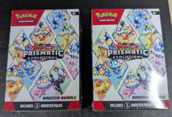 x1 Pokemon Prismatic Evolutions Booster Bundle FACTORY SEALED - With Protector! - Image 2