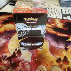 Pokemon TCG CHAOS RISING Half Booster Box (18 Packs) New and Sealed - Image 1
