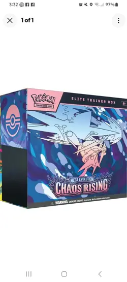 Pokemon Chaos Rising Elite Trainer Box | Sealed ETB - Image 1