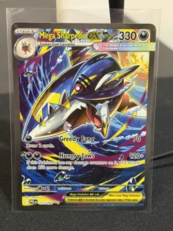 Mega Sharpedo ex 127/094 SIR - Phantasmal Flames Pokemon TCG - NM - Image 1