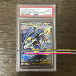 Pokemon 2025 Mega Sharpedo ex 127/094 SIR Phantasmal Flames GEM MINT PSA 10 - Image 1
