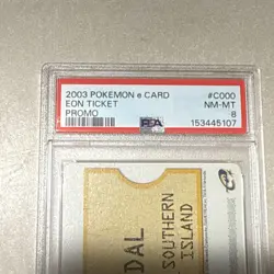 2003 Pokemon eReader Eon Ticket Promo Card Ruby & Sapphire PSA 8 Graded - Image 2