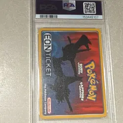 2003 Pokemon eReader Eon Ticket Promo Card Ruby & Sapphire PSA 8 Graded - Image 3