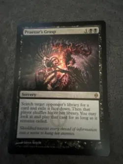 MTG 1x Praetor's Grasp # 71 New Phyrexia Modern Magic the Gathering Card - Image 1