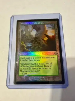 Yavimaya, Cradle of Growth (Retro Frame) Foil R Modern Horizons 2 LP MTG Magic - Image 1