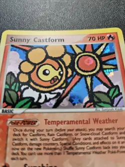 Pokemon EX Hidden Legends Sunny Castform Reverse Holo Rare 26/101 NEAR MINT - Image 2
