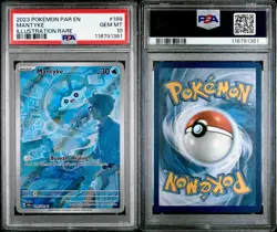 (PSA 10) 2023 Mantyke Illustration Rare Paradox Rift #189/182 Pokemon Gem Mint - Image 3