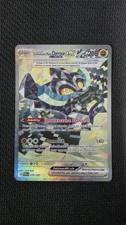 Pokemon Cornerstone Mask Ogerpon ex - 215/167 Special Illustration Rare - Image 1