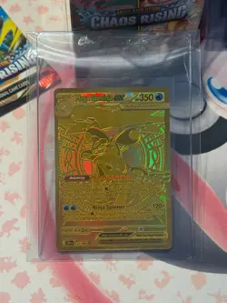 Mega Greninja Ex Hyper Rare 122/086 - Chaos Rising Pokemon TCG - PACK FRESH MINT - Image 2